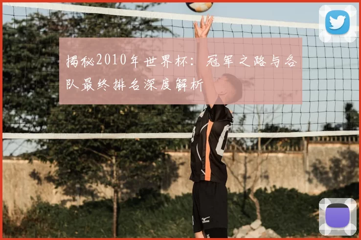 揭秘2010年世界杯：冠军之路与各队最终排名深度解析