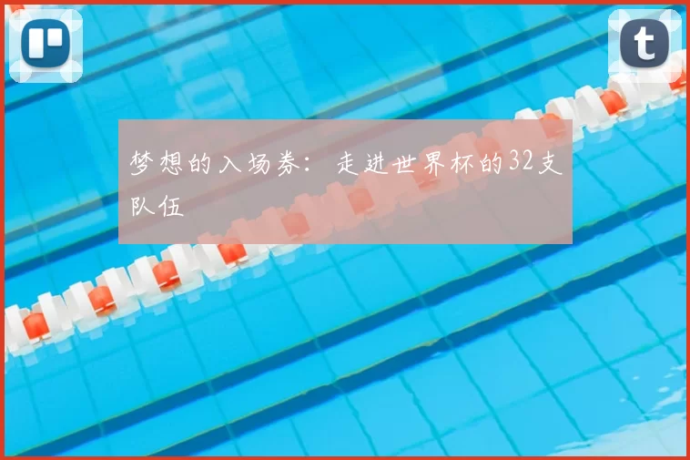 梦想的入场券：走进世界杯的32支队伍
