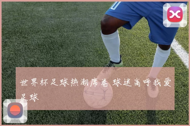 世界杯足球热潮席卷 球迷高呼我爱足球